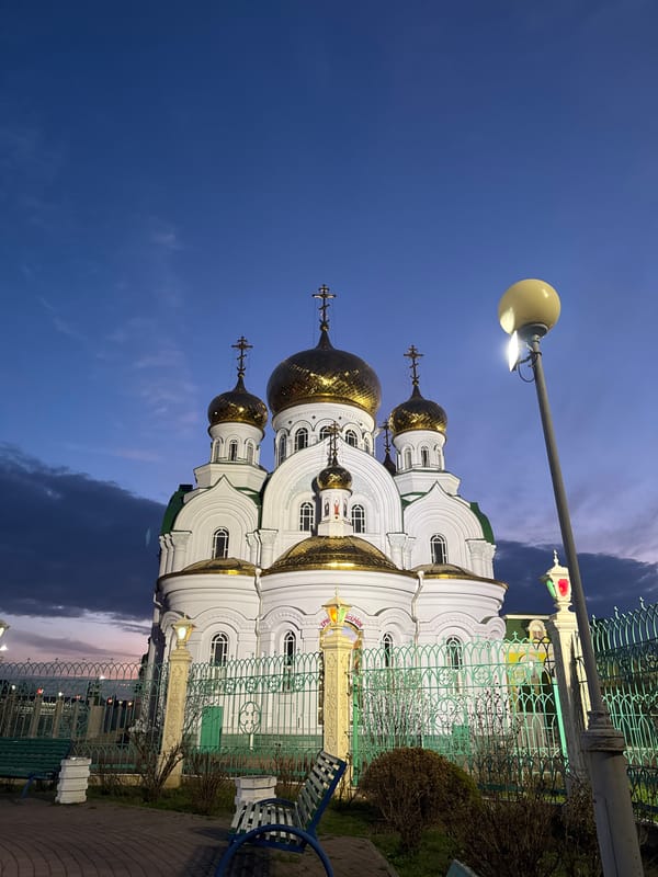 Holy Trinity Church photographed in Bataysk, Russia
