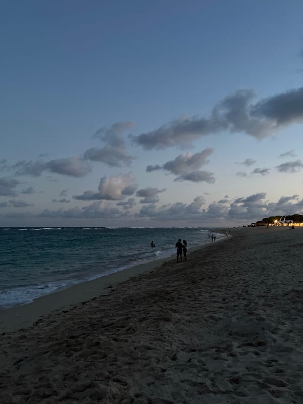 Evening Beach Visit Documented in Kuta Selatan, Indonesia