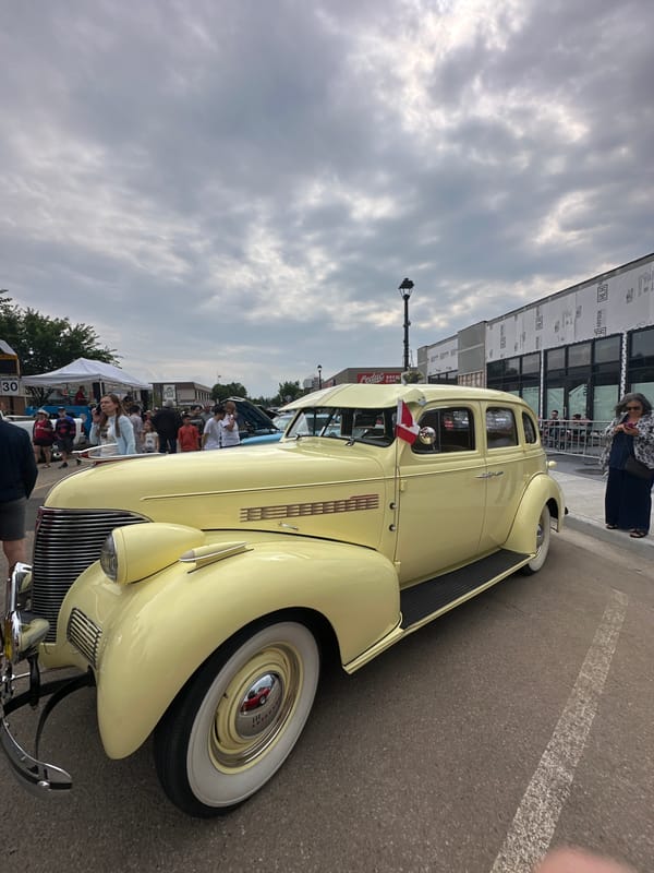 Classic and custom cars fill the streets of Leduc for a summer show