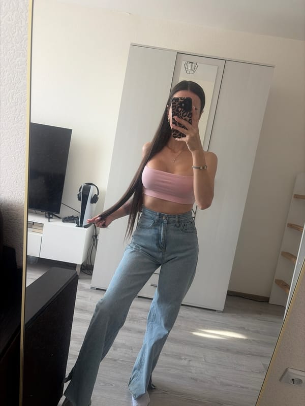 Bedroom mirror selfie in Rezvykh, Russia