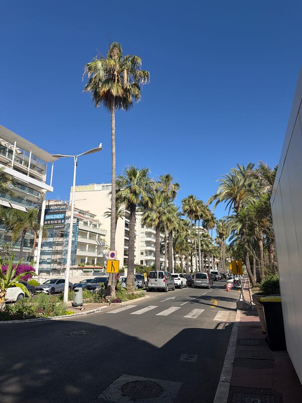 Sunny afternoon scenes captured across Cannes streets and beaches