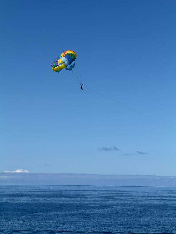 Ocean recreation and coastal photography captured in Funchal