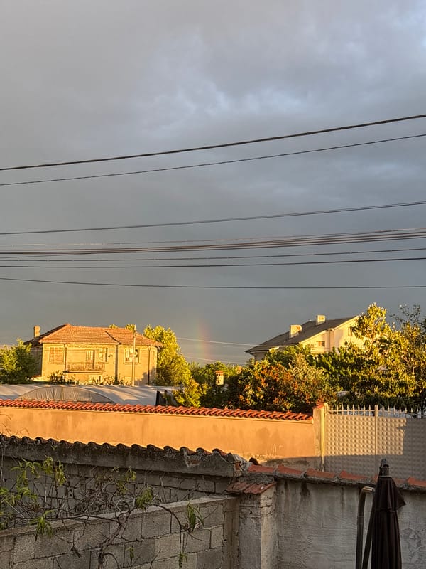 Overcast evening documented in Manole, Bulgaria residential area