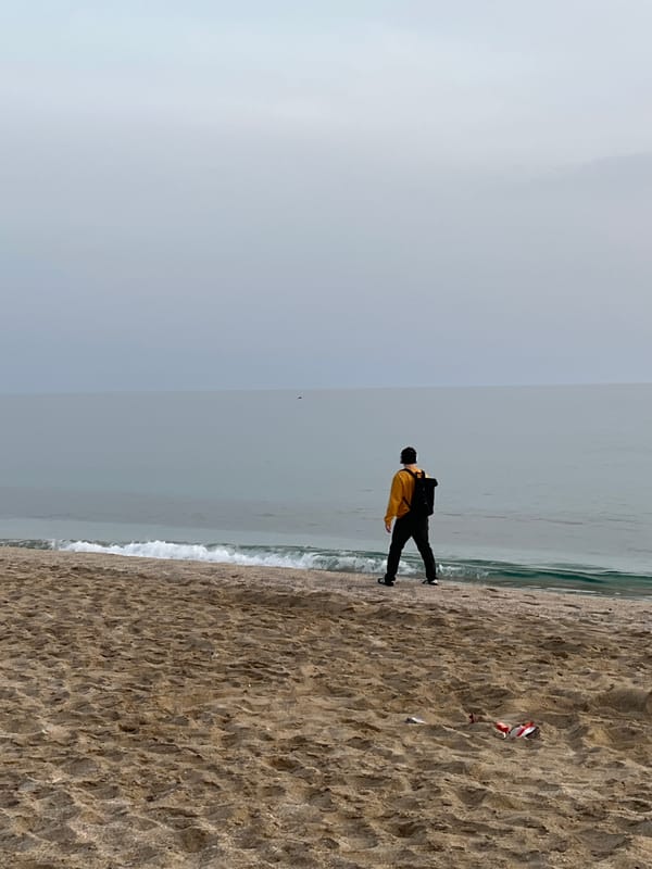 Sunset beach scenes captured in Alanya, Turkey