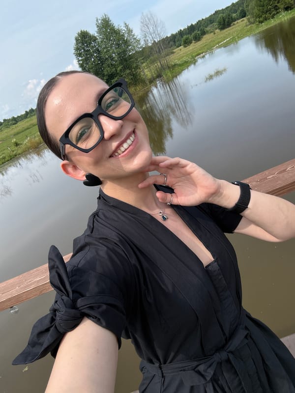 Outdoor wedding celebration in Svetloye, Russia