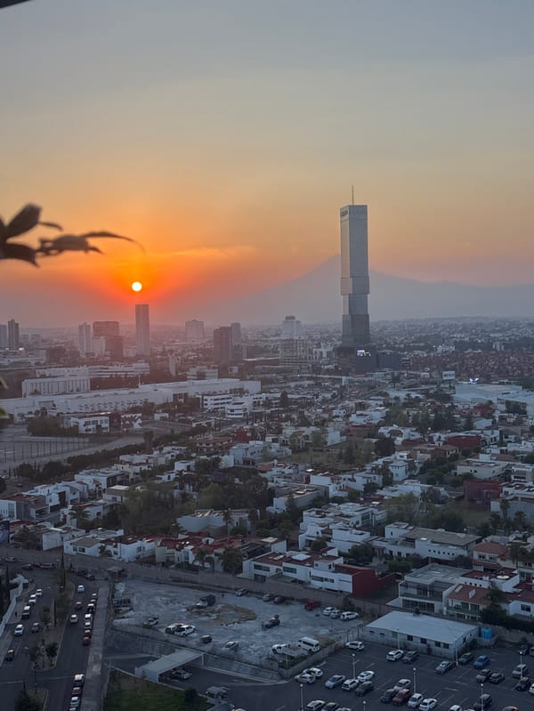 Evening snapshots across Puebla capture cityscapes and indoor moments