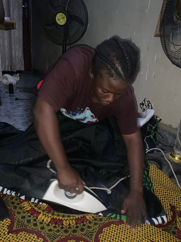 Everyday life in Akwanga, Nigeria on a June afternoon