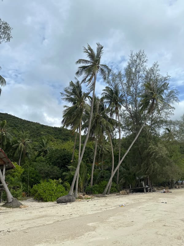 Laid-back beach morning on Ko Pha-ngan, Thailand