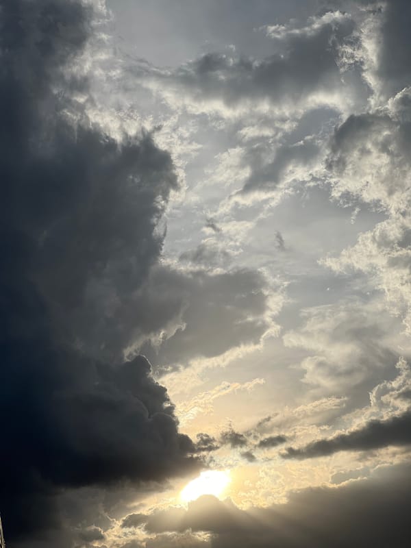 Storm clouds gather over Gura Top, Nigeria