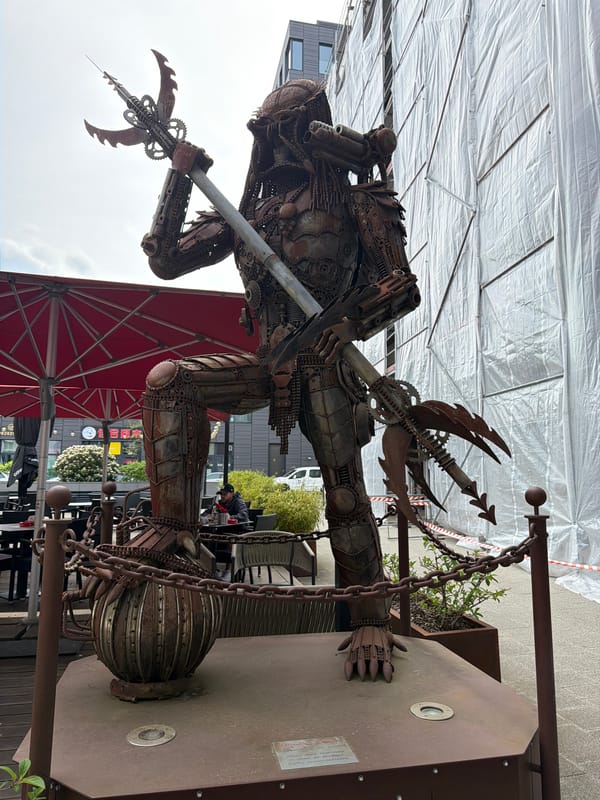 Public art sculptures and street life documented in Luxembourg