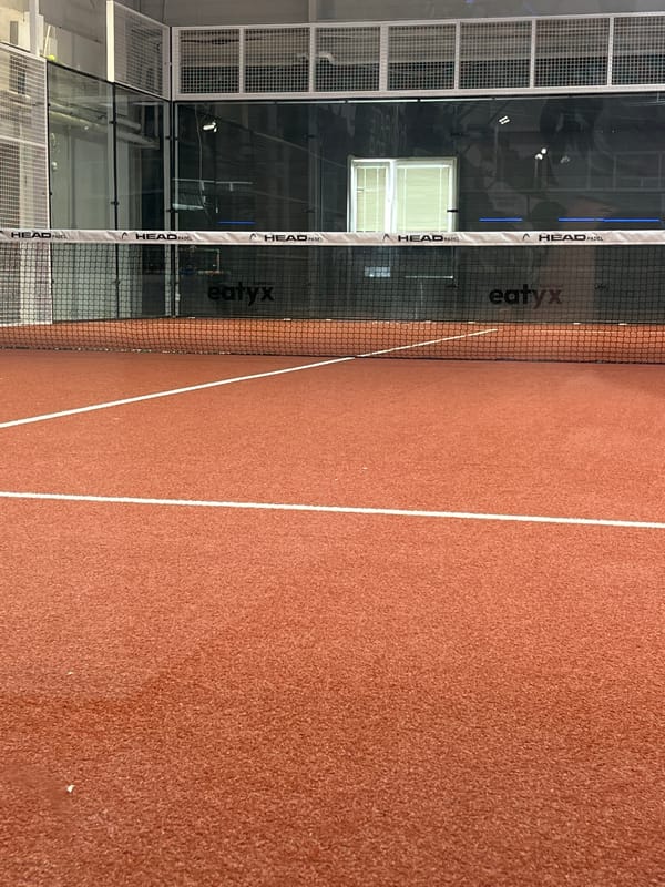Padel court and IQOS device spotted at Kraków venue