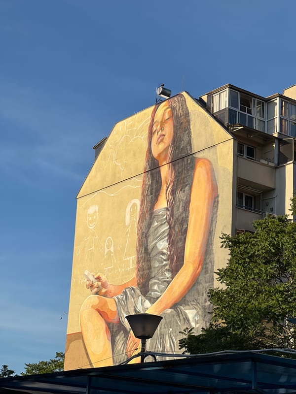 Street art and casual moments captured in Sofia