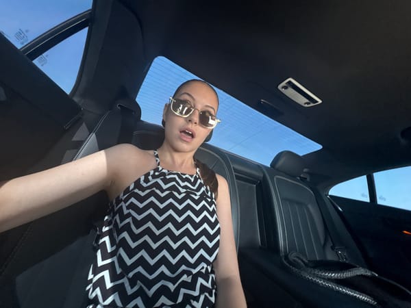 In-car selfie session near Bulgarovo, summer 2026