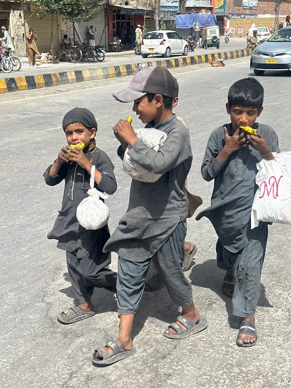 Daily street life documented across Quetta neighborhoods