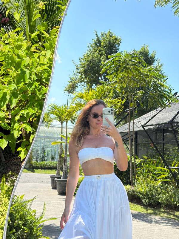 Exploring a lush garden venue in Kediri, Indonesia