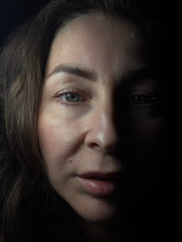 Portrait photos captured in Markovo, Russia evening