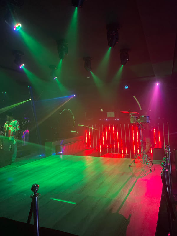 Nightclub event with DJ performance captured in Jalingo Nigeria