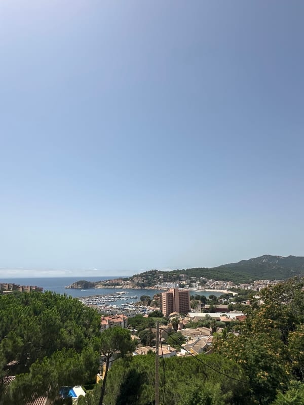 Costa Brava morning: hilltop views and pool time in Sant Feliu