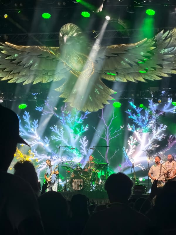 Live concert lights up Virginia Beach amphitheater on summer night