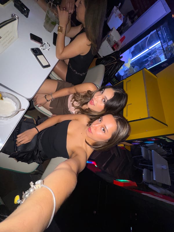 Women gather for nighttime social event at Puebla restaurant