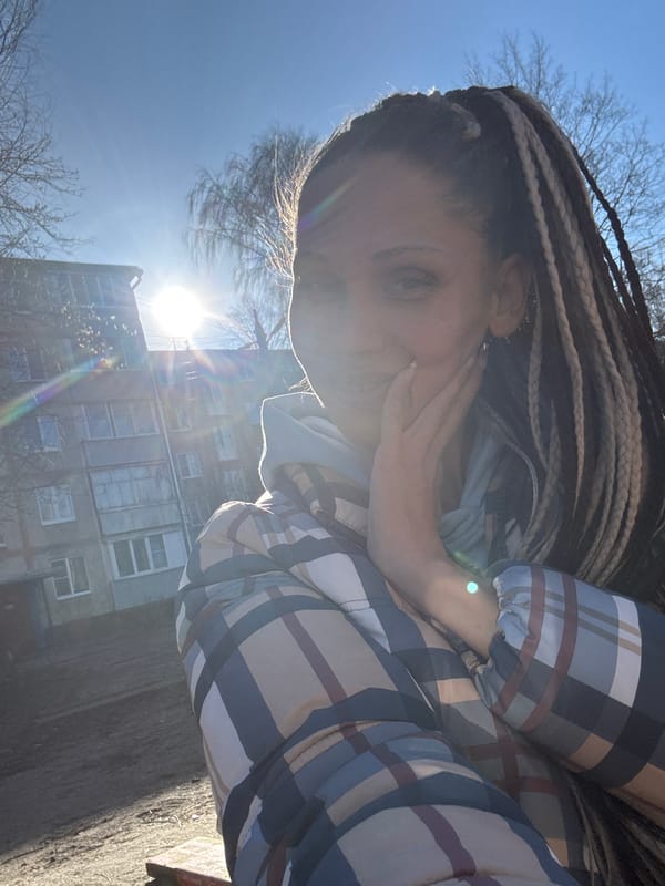 Mother and child enjoy sunny day in Rusanovo playground
