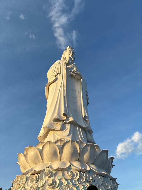 Morning at Linh Ung Pagoda, Da Nang's hillside coastal shrine