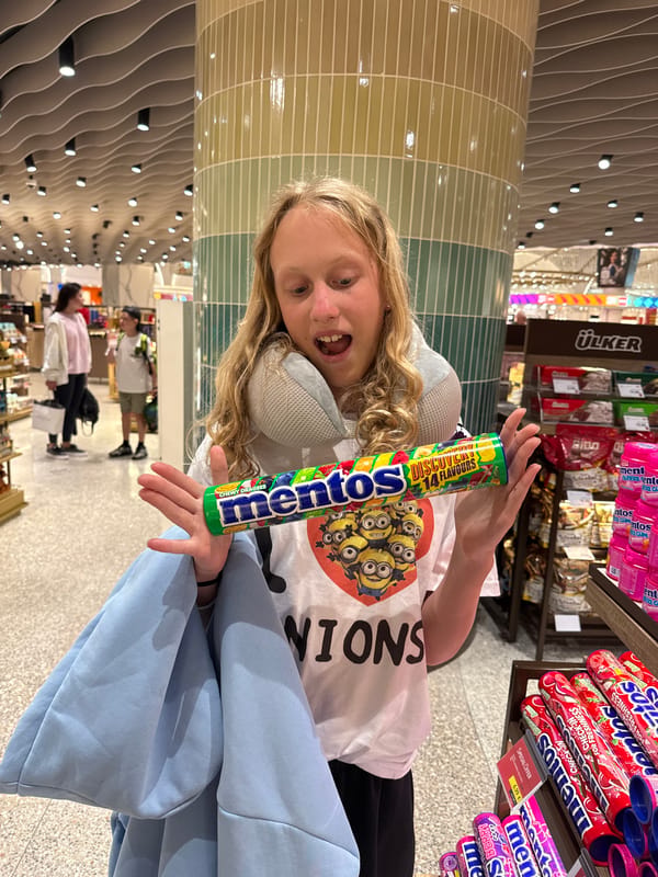 Blonde visitor documented dining and shopping in Aksu, Turkey
