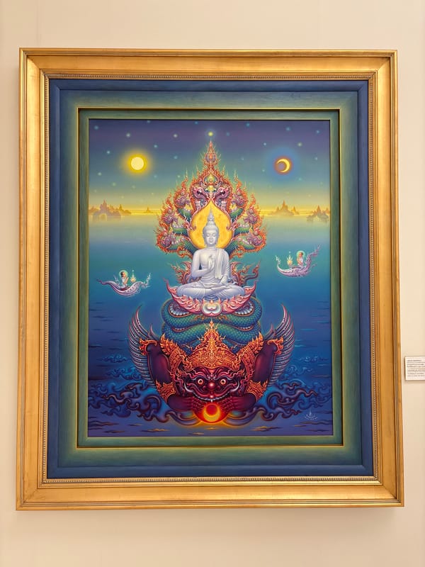Early morning art museum visit in Bangkok captures diverse cultural exhibits