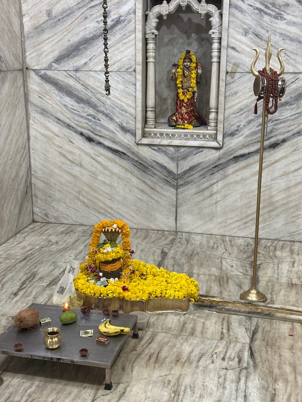 Hindu temple complex documented in Vadodara, India
