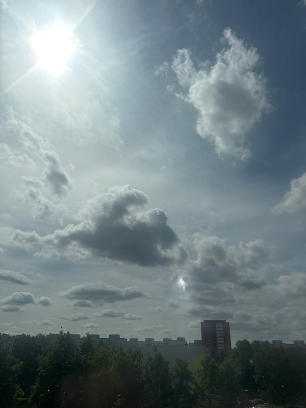 Tallinn resident captures everyday moments: dramatic skies, tabby cat, Friends mug
