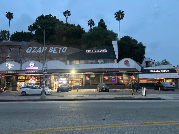 Silversun Plaza building complex observed in Silver Lake, LA