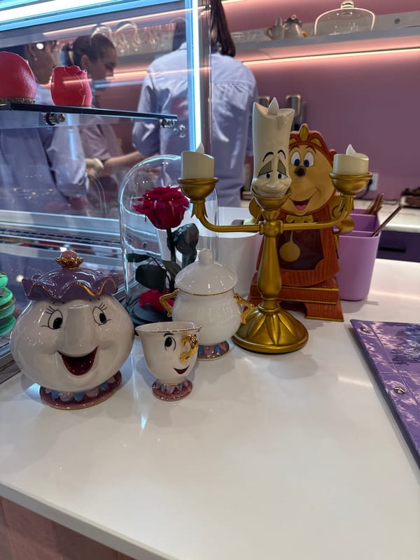 Disney-themed café visit documented in Vladivostok morning hours