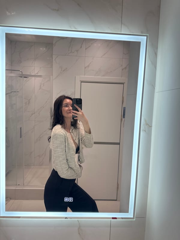 Woman takes morning bathroom selfies in Прикамский, Russia