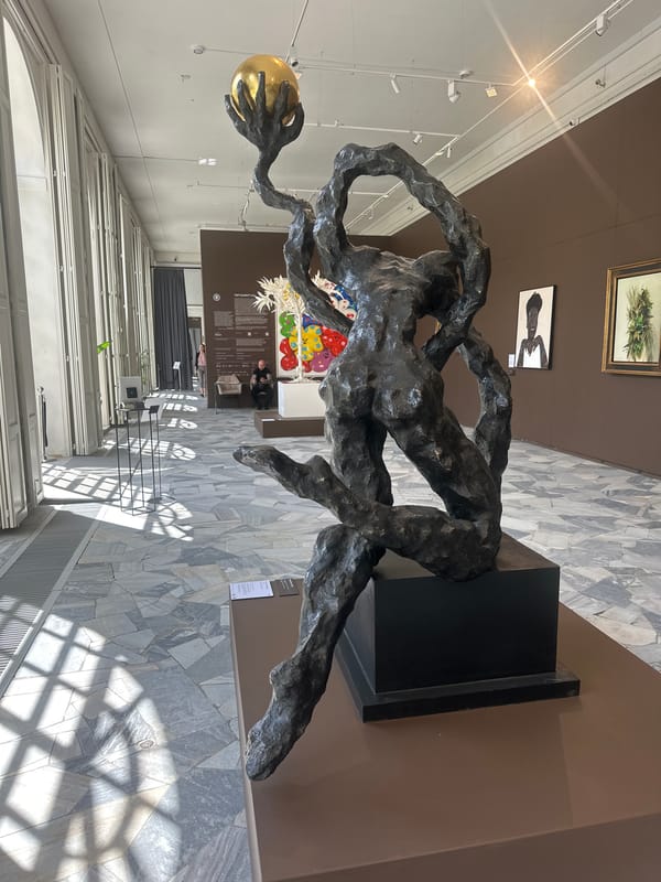 Exploring art and sculpture at Wilanów Palace, Warsaw