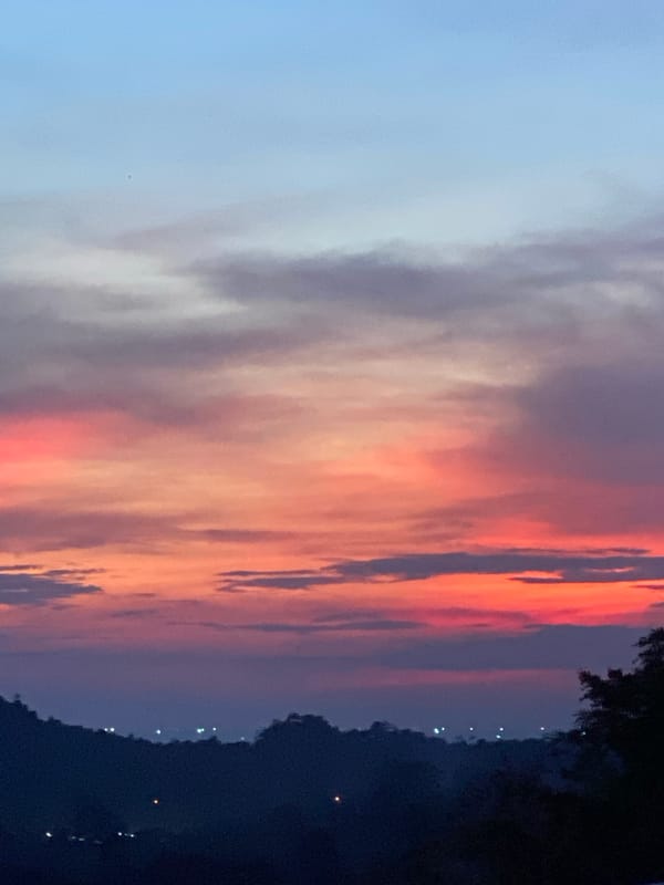 Sunset and evening scenes captured at Baan Don Sai venue