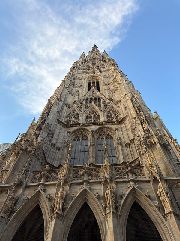 Exploring Vienna's historic inner city on a summer afternoon