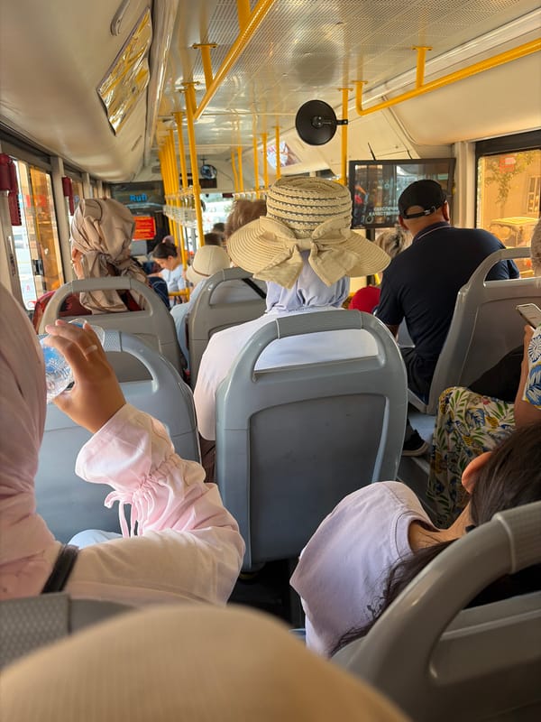 Everyday city bus ride through Bishkek, Kyrgyzstan