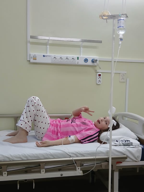 Hospital visit and evening photography documented in Chaikovsky, Russia