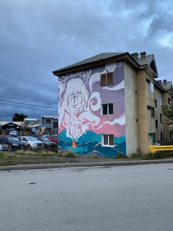 Street art and snowy landscapes documented in Ushuaia