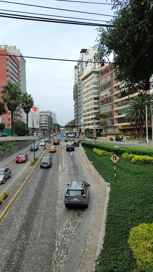 Witness documents everyday street scenes in Miraflores, Peru