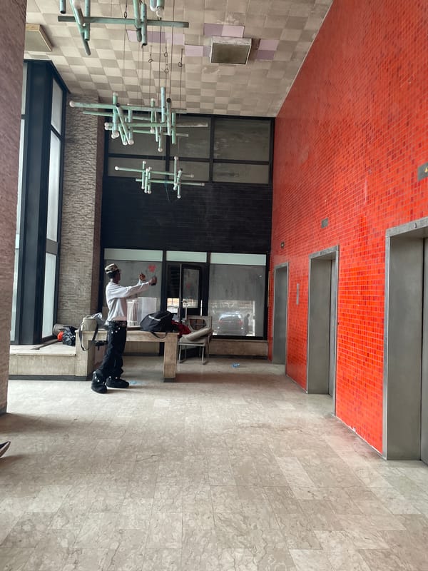 Photo shoot documented across multiple Lagos locations Thursday afternoon