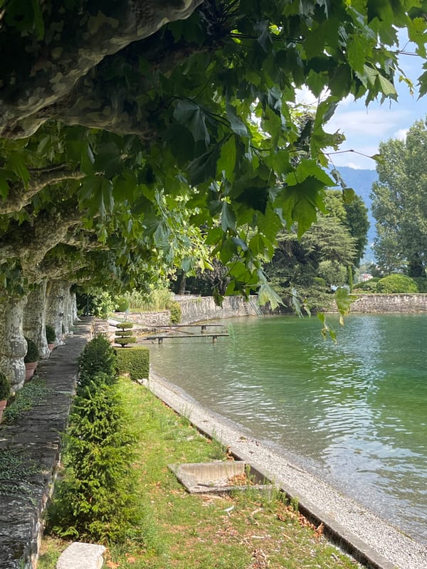 Wandering Montreux's lakeside streets and promenade