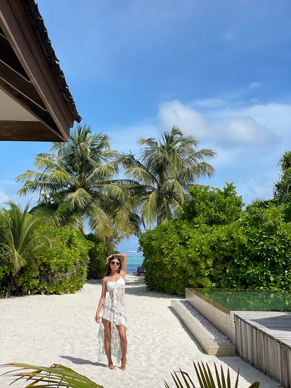 Lazy morning at a tropical resort