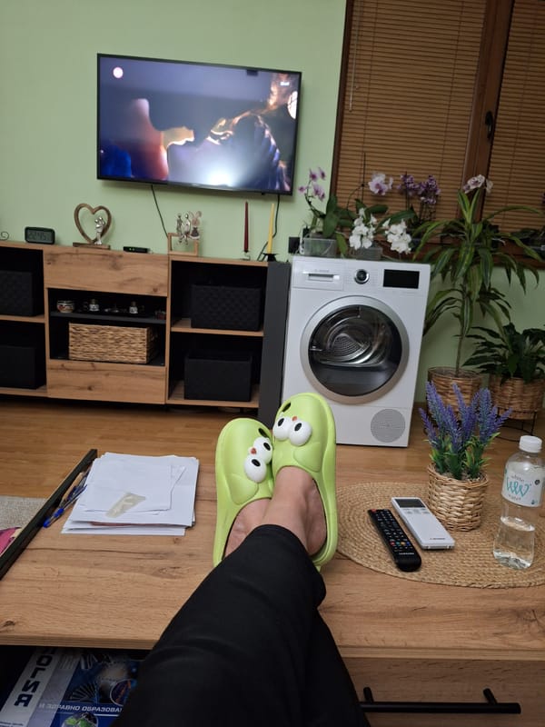 Domestic interior scene captured in Montana, Bulgaria home