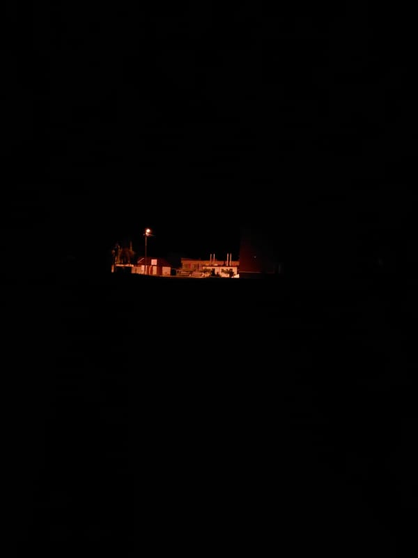 Nighttime guitar session and walk documented in Ustyvytsia, Ukraine