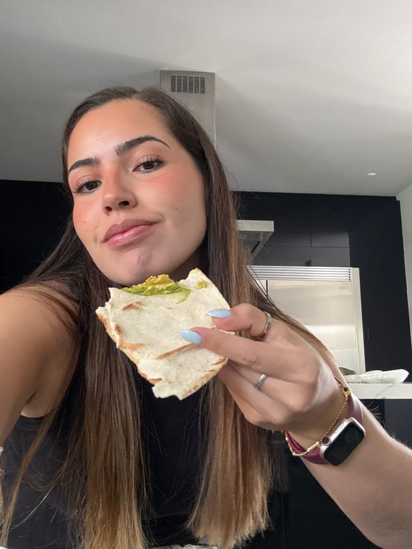 Woman Documents Morning Routine With Breakfast and Skincare in Mexico