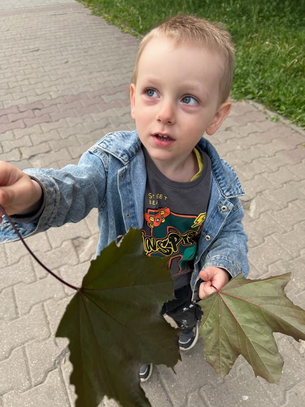 Family enjoys spring afternoon near Orthodox church in Mytishchi