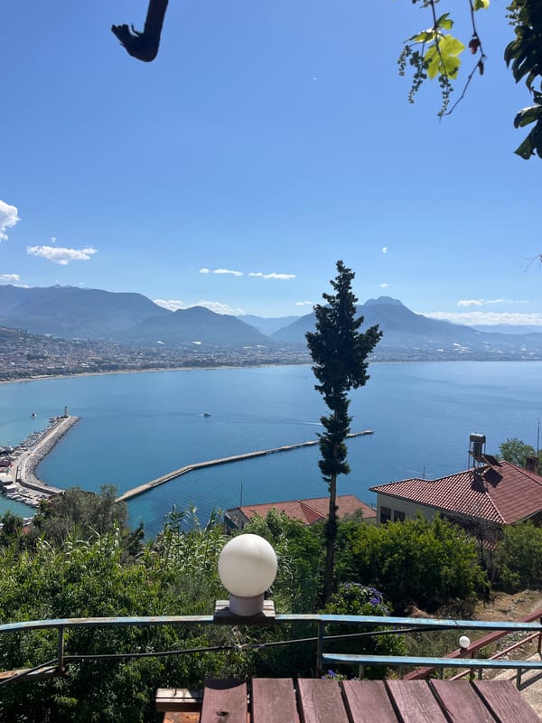 Morning hillside views captured in Alanya, Turkey