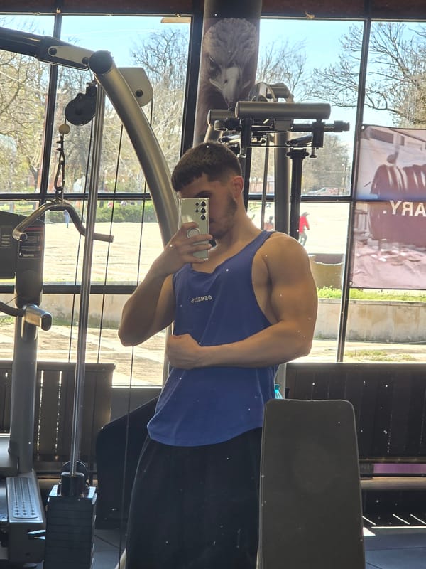 Man observed at gym in Levski, Bulgaria