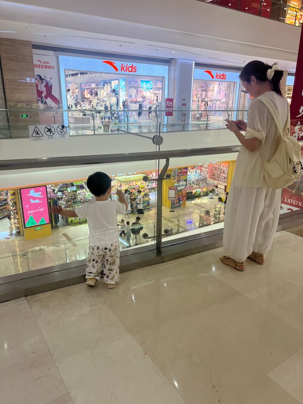 Mall life captured in Liandu District shopping center